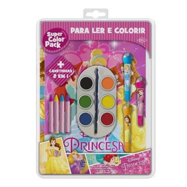 Imagem de Livro - Disney - Super Color Pack - Princesas
