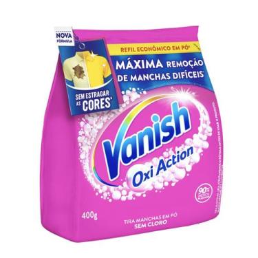 Imagem de Tira Manchas em Pó Oxi Action Roupas Coloridas Refil Vanish 400g, 400g