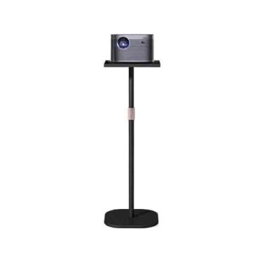 Imagem de KHUTRW3D Suporte para projetor, bandeja telescópica, suporte para projetor, cabeceira, suporte para projetor, prateleira, sofá, encostado na parede, sem furos, suporte para projetor