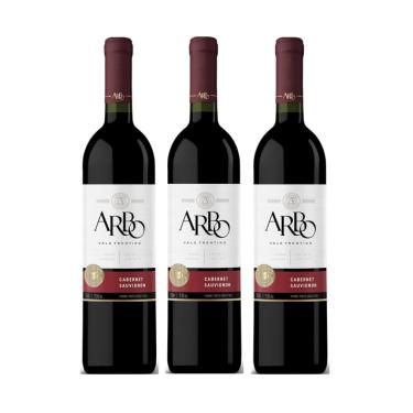 Imagem de Kit Vinho Arbo Cabernet Sauvignon Tinto Seco 750ml 3unidades