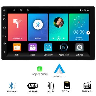 Imagem de Cental Multimidia 9" Android Auto Car Play 2G 32G USB WIFI
