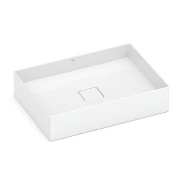 Imagem de Cuba de Apoio Retangular 51x36cm Fineceramic Branco Roca Linha Terra