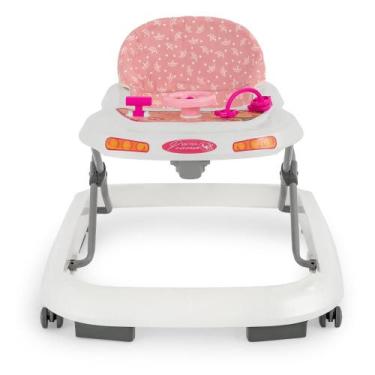 Imagem de Andador Andajar Disquinho Princesa Rosa Coroa Tutti Baby
