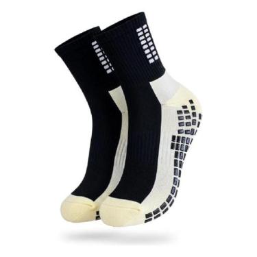 Imagem de Meia Socks Antiderrapante Futebol Contra Torções Adulto - Areia Esport