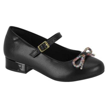 Imagem de Sapato Molekinha 2528.121 Boneca Saltinho Infantil, Preto, 29
