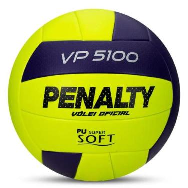 Imagem de Bola Vôlei Penalty Vp 5100 XXVI Oficial, Amarelo, Roxo