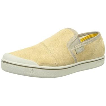 Imagem de KEEN Tênis masculino casual Eldon Harvest sem cadarço, Bétula bege/prata, 10.5