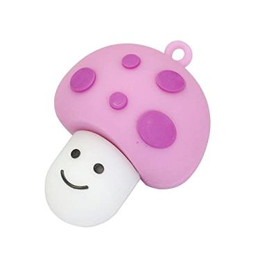 Imagem de Pen Drive USB em forma de cogumelo de 16 GB, pen drive USB, pen drive, pen drive, pen drive, pen drive, pen drive, pen drive, cartão de memória, armazenamento externo, armazenamento USB 2.0 Stick (roxo)