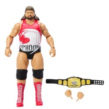 Imagem de Mattel WWE Elite Action Figure & Accessories, 6-inch Collectible Typhoon with 25 Articulation Points, Life-Like Look & Swappable Hands