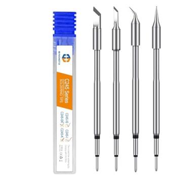 Imagem de PHONEFIX Série C245 Pontas de ferro de solda universal para JBC NT 245 Aixun Estação de solda universal reparo de placa-mãe de telefone celular (C245-I/IS/K/SK)