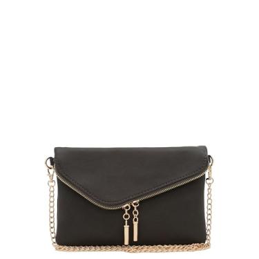 Imagem de FashionPuzzle Bolsa de noite com envelope, Cinza carvão, One Size