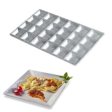Imagem de Forma Tortei Ravioli Cortar Tortelone Aluminio 24 Cavidades - Malta