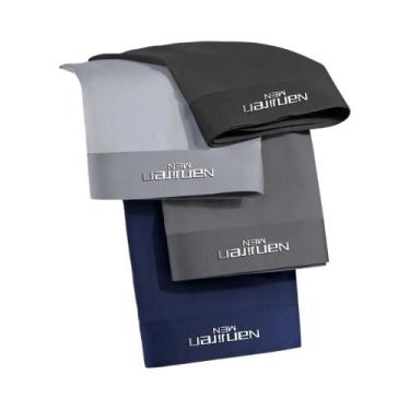 Imagem de Cueca Boxer Masculina Respirável e Antibacteriana de Grafeno Pure 3A, 