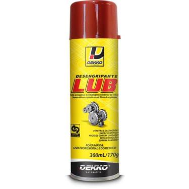 Imagem de Desengripante Lubrificante Antiferrugem 300ml Dekko, DKLB0040