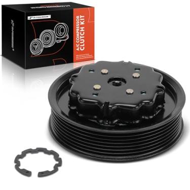 Imagem de A-Premium Kit de embreagem de compressor de ar condicionado compatível com Porsche Cayenne 2003-2006 4,5L, Cayenne 2008-2010 4,8L, Cayenne 2015-2018 4,8L