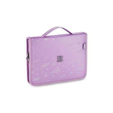 Imagem de Estojo Rebecca Bonbon RB24667 96 Elásticos Holográfico, Lilás