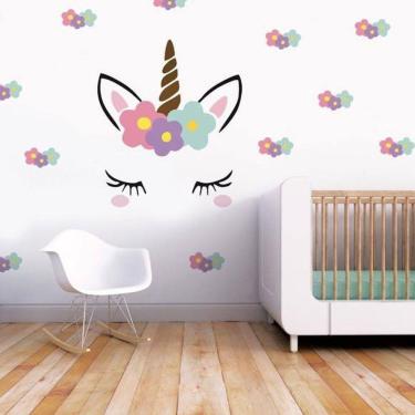 Imagem de Adesivo De Parede Unicórnio Sleepy Soninho