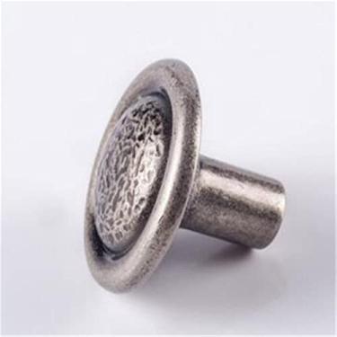 Imagem de Puxador em forma de flor retrô com furo único gaveta prata guarda-roupa sapato armário maçaneta puxadores móveis DIY puxadores 1 peça fangdanwang (cor: 6)