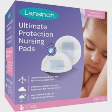 Imagem de Absorvente para seios lansinoh ultimate com 24 unidades