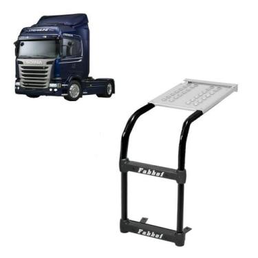 Imagem de Estribo Plataforma para Scania P G R Highline - Preto - Fabbof
