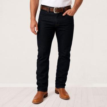 Imagem de Calça Country Jeans Masculina Texana Rodeio Montaria - MM Confecções, 
