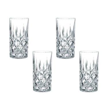 Imagem de 4 Copos Altos Noblesse Em Vidro Cristal 375ml Nachtmann - Natchmann
