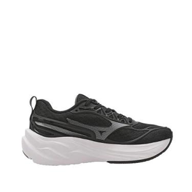 Imagem de Tênis Infantil Mizuno Space 5 Softier Foam Preto/Branco, Preto, Branco