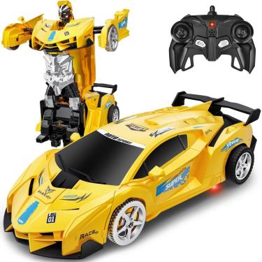 Imagem de Carro de controle remoto KKONES Deformation Robot Toy Age 3-8