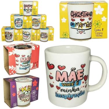 Imagem de Caneca De Porcelana Tematica Dia Das Maes 120Ml