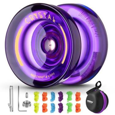 Imagem de Yoyo ShungRu K2 Crystal Purple para crianças com acessórios