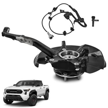 Imagem de 698-149 Conjunto de cubo de rolamento de roda de direção dianteira esquerda adequado para Toyota Tacoma 2.7L 3.5L 4.0L 4WD 2005-2023 Conjunto de junta do eixo do motorista com sensor ABS Peça