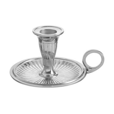 Imagem de Castiçal Home Style Baronesa 6 cm, PRATEADO