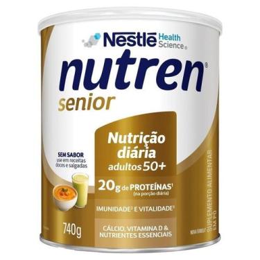 Imagem de Complemento Alimentar Nutren Senior 50+ Sem Sabor 740g, 740g, Sem Sabo