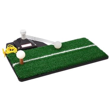 Imagem de Treinador De Swing De Golfe Para Interior - Simulador De Exercício Com Altura Ajustável | Simuladores De Swing De Golfe - Para Homens Profissionais Amadores Jogadores E Familiares