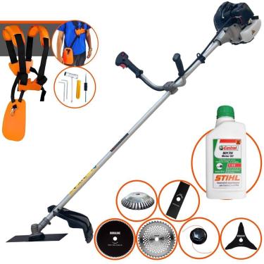 Imagem de Roçadeira Cg430-b Anmax C/ 6 Opções De Cortes + óleo Stihl