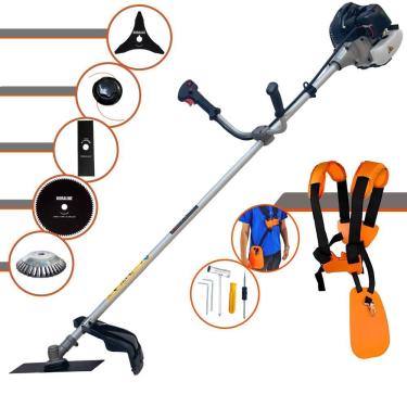 Imagem de Roçadeira Cg430b 43cc Com Carretel + Faca 2p 3p 80d E Escova