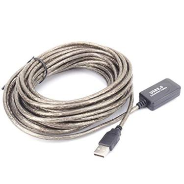 Imagem de BAFOVY Cabo de Extensão USB 10M Um Cabo de Extensão Macho para Fêmea Extensor Preto Integrado USB Tipo 2.0 Longo Ativo, Taxas de Transferência de Alta Velocidade de