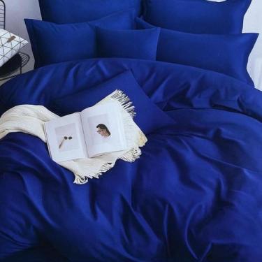 Imagem de Jogo de Cama Bordado Luxo 3000 Fios  4 Peças  Toque Hotel 5 Estrelas -