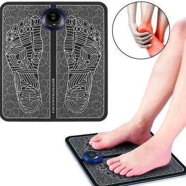 Imagem de Massageador Tapete Elétrico Recarregável Para Pés