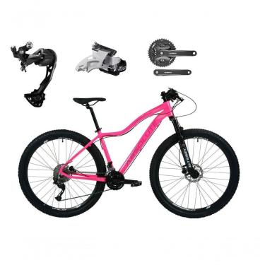 Imagem de Bicicleta Aro 29 Absolute Hera Câmbios Shimano Alívio E Altus 27v Freio Hidráulico K7 Garfo C-trava rosa Tam: 15