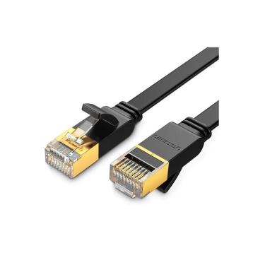 Imagem de Cabo de Rede FTP (Patch Cord) RJ45 Cat 7 - Blindado - 3 metros - Preto - Ugreen 11262