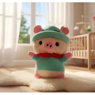 Imagem de Bicho De Pelúcia Macio, Porquinho Pig Fofinho Divertido 23cm - Toy Hom