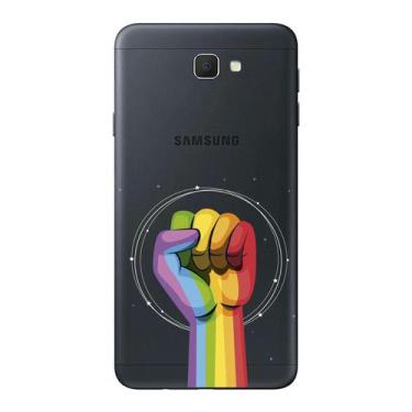 Imagem de Capa Case Capinha Samsung Galaxy  J7 Prime Arco Iris Luta - Showcase