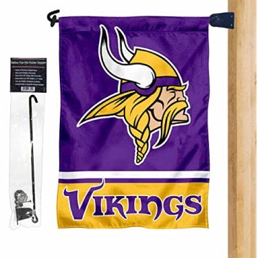 Imagem de WinCraft Vikings Garden Flag and Mailbox Post Pole Holder Mount
