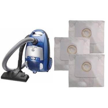 Imagem de Saco Descartável Aspirador De Pó Black&Decker Las 3000 Com 3 Unidades