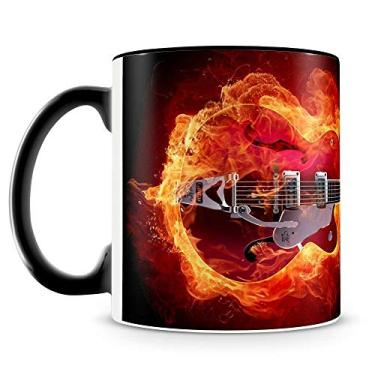 Imagem de Caneca Personalizada Guitarra em Chamas