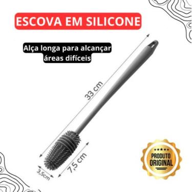 Imagem de Escova de Limpeza Multiuso Silicone Lava Louça - CLINK