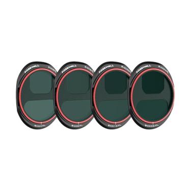Imagem de Freewell Pacote com 4 filtros ND/PL Bright Day para DJI Mavic 4 Pro – Split ND8PL/ND4PL, ND16PL/ND8PL, ND32PL/ND16PL, ND64PL/ND32PL – reduz reflexos e melhora as cores para filmagens aéreas