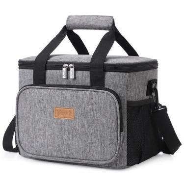 Imagem de Lancheira Lifewit Large Isolated Cooler 15L Grey 24-Can