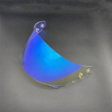 Imagem de BSTOP Protetor solar FF352 para viseira LS2 FF351 FF364 FF384 FF802 com proteção UV Capacete Para Moto (Revo Clear Blue-dia e noite)